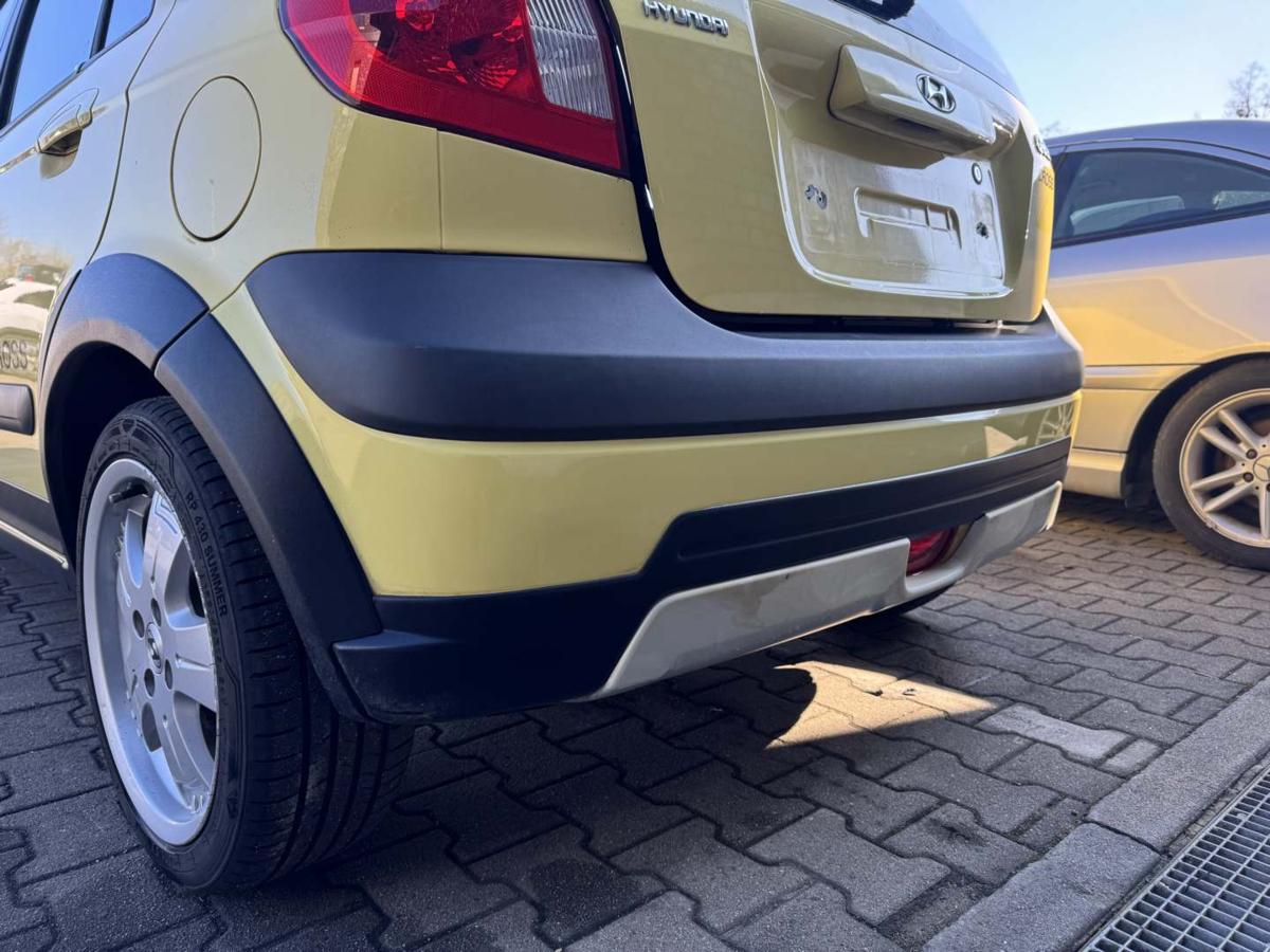 Hyundai Getz Cross original Sto&szlig;stange Stossf&auml;nger hinten 3W Willow Green Bj.2008